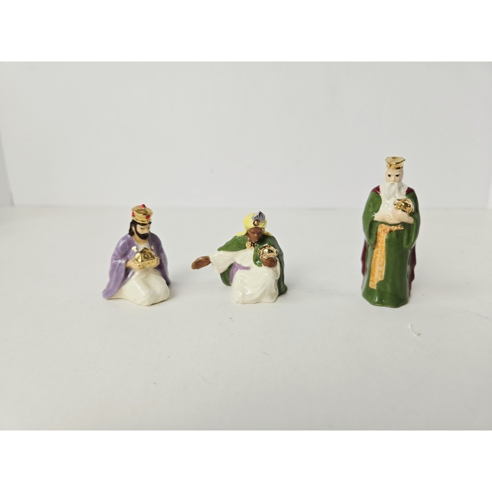 Hagen Renaker miniature mini figurine Christmas nativity piece 3 Kings Wisemen